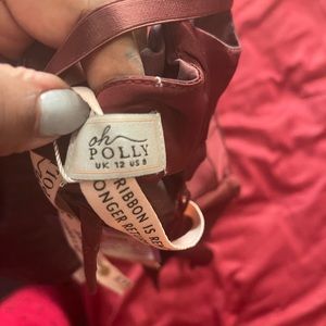 Maroon leopard print bodysuit